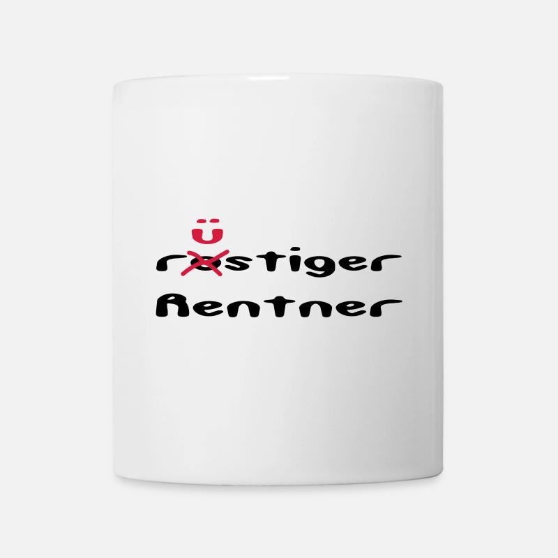 rusty / sprightly pensioner - Mug - white