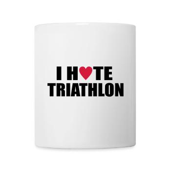 triathlon - Mug blanc - blanc - Devant