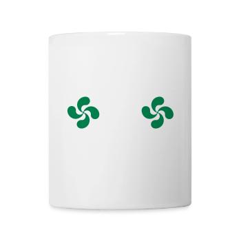 Croix Basques - Mug blanc - blanc - Devant