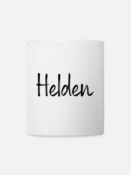 Helden Held Sieg Siegerehrung - Tasse - Weiß