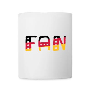 FAN - Shirt Deutschland - Tasse - Weiß - Vorne