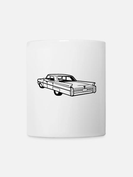 Cadillac vector - vintage - Mug - white