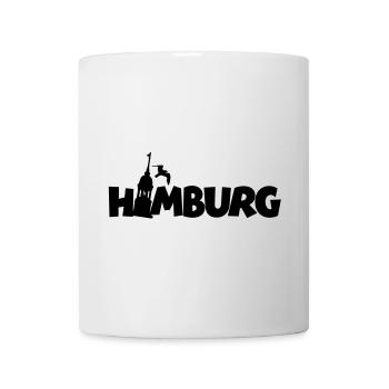 Hamburg am Hamburger Hafen - Tasse - Weiß - Vorne