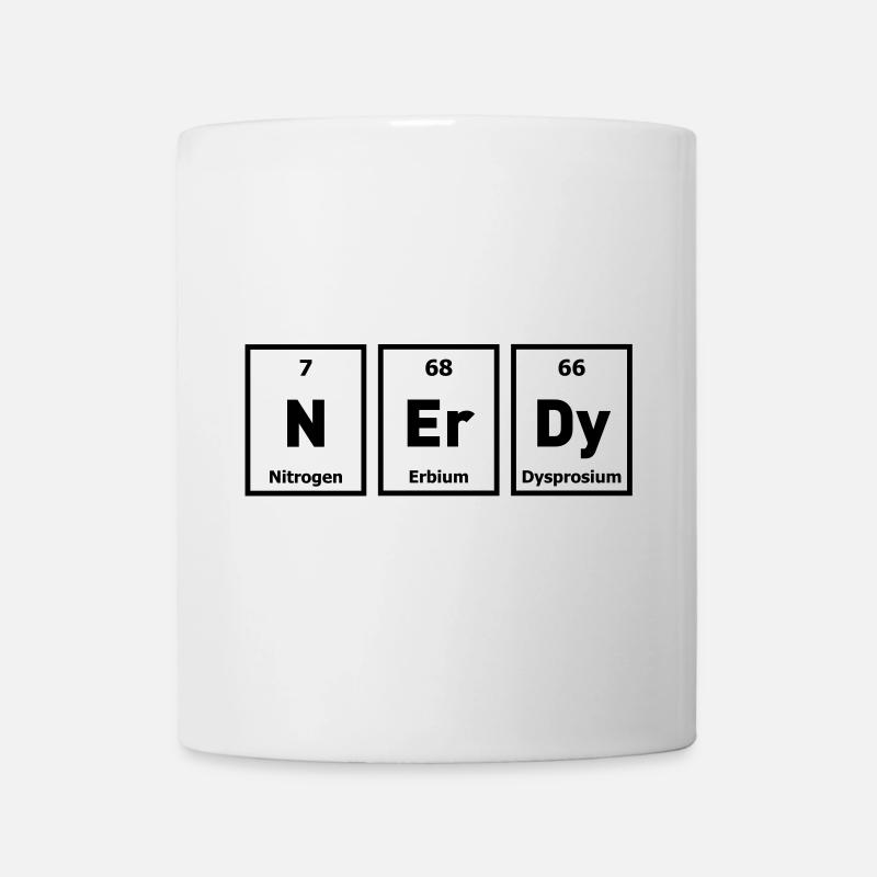 nerd geek nerdy - Mug blanc - blanc