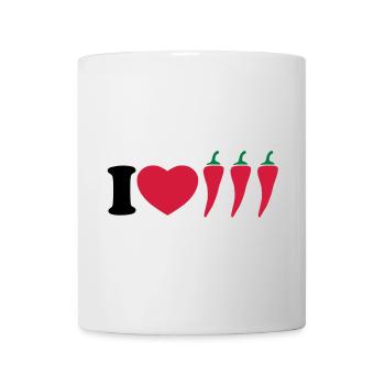 I love chilli - Mug - white - Front
