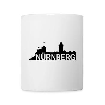 Nürnberg - Nürnberg mit Silhouette -- ©roil - Tasse - Weiß - Vorne