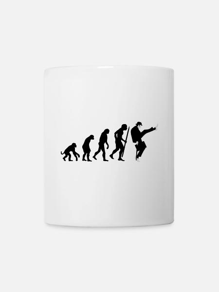 Evolution of silly walks - Mug blanc - blanc