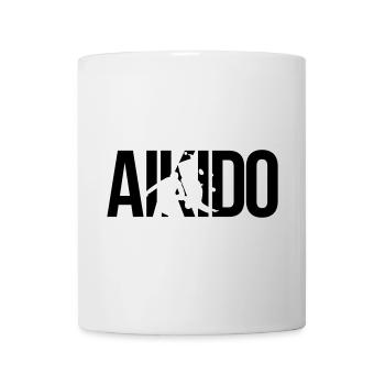 aikido - Mug blanc - blanc - Devant
