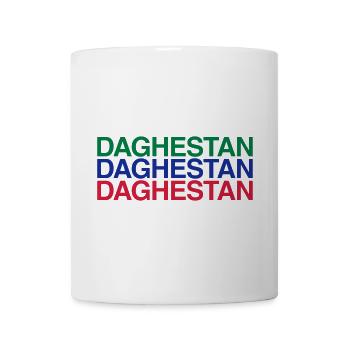 DAGHESTAN drapeau Daghestan - Mug blanc - blanc - Devant