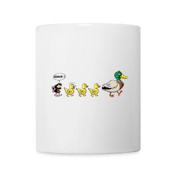Das hässliche Entlein - Tasse - Weiß - Vorne