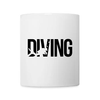 diving Tauchen - Tasse - Weiß - Vorne