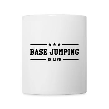Base Jumping is life - Mug blanc - blanc - Devant
