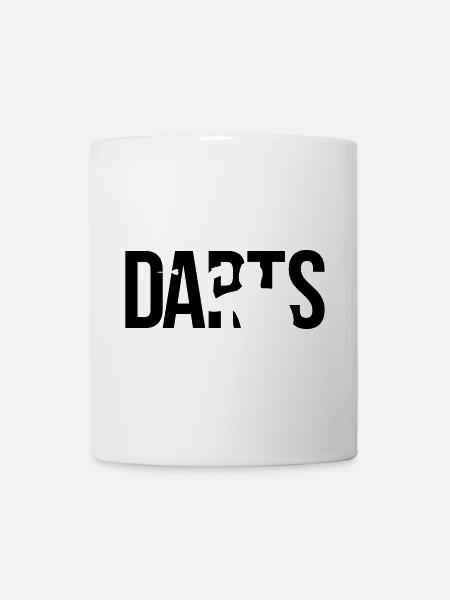 darts - Tasse - Weiß