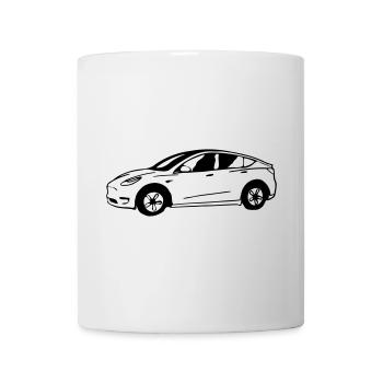 Model Y drawn schematically - Mug - white - Front