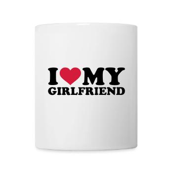 I love my girlfriend - Mug blanc - blanc - Devant