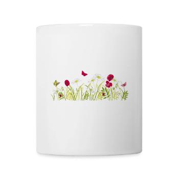 fleurs de printemps - Mug blanc - blanc - Devant