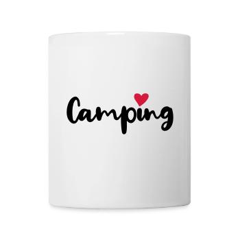 Camping Camper Coeur Vacances d’été Camping-car Fan - Mug blanc - blanc - Devant