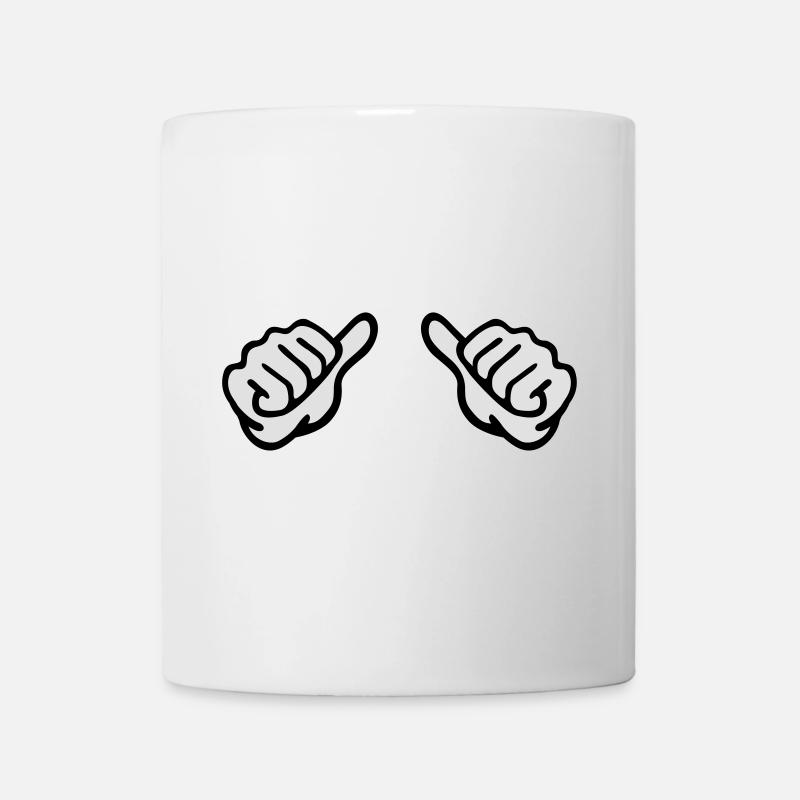Hände - Tasse - Weiß