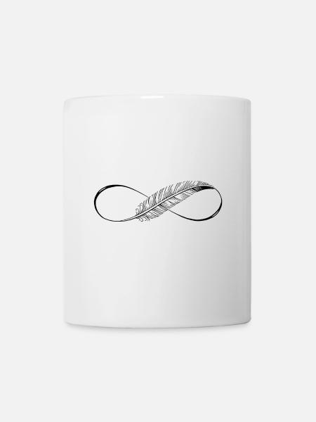 Lignes mignonnes Infinity Spring - Mug blanc - blanc