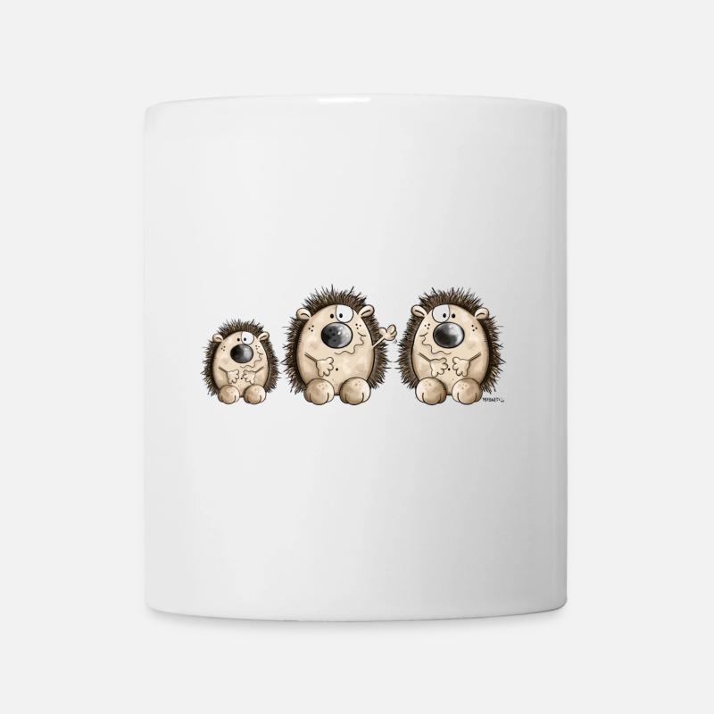 Hedgehog Family - Mug - white