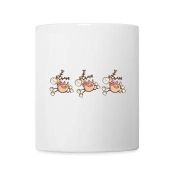 Rentier Trio - Rentiere - Ren - Weihnachten - Xmas - Tasse - Weiß - Vorne