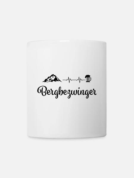 Bergbezwinger - Tasse - Weiß