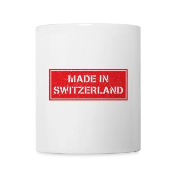 Fabriqué en Suisse - Mug blanc - blanc - Devant