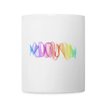 Abstract Lines Design 10 - Mug - white - Front