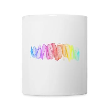 Abstract Lines Design 12 - Mug - white - Front
