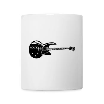 Rock T-shirt - Tasse - Weiß - Vorne