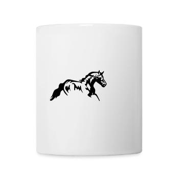 horses stallion mare foal - Mug - white - Front