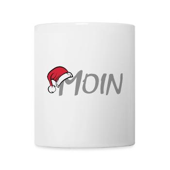 xmas moin hamburg ostsee nordsee hat Weihnachten - Tasse - Weiß - Vorne