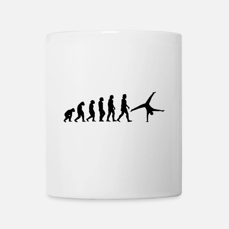 Handstand roue flick cartwheel gymnastique - Mug blanc - blanc