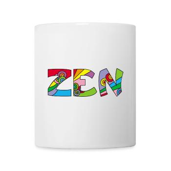 Zen and yoga - Mug - white - Front