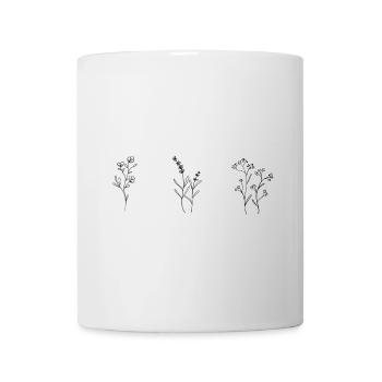 Floral Wildflowers - Tasse - Weiß - Vorne