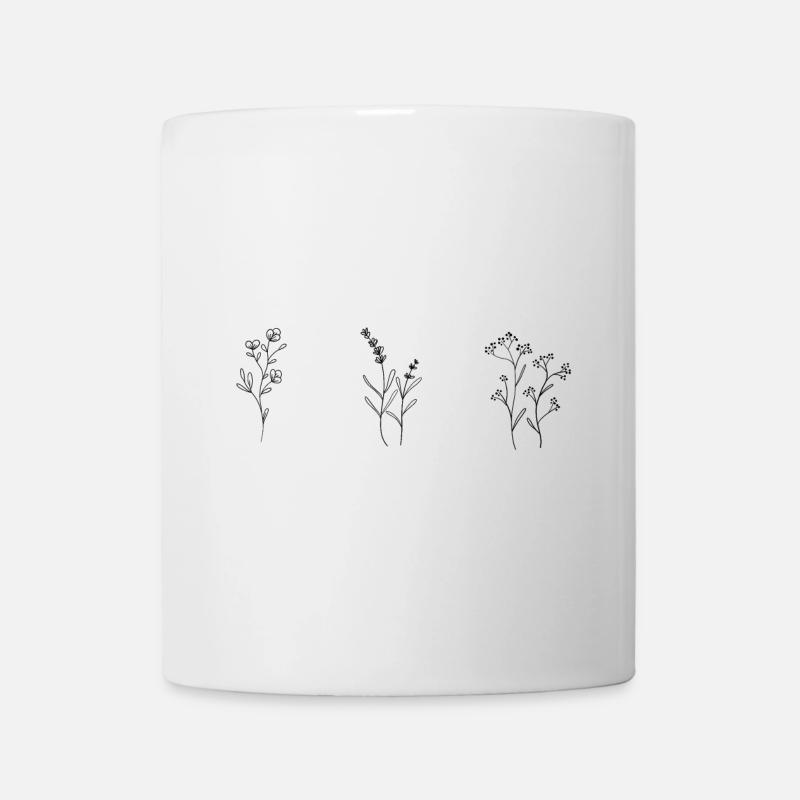 Floral Wildflowers - Tasse - Weiß