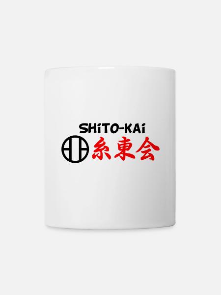 Emblema de karate Shito kai SHITO-KAI - Taza - blanco