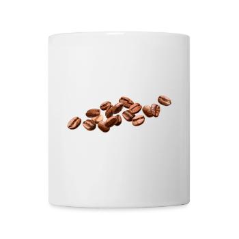 Art réaliste des grains de café - Mug blanc - blanc - Devant