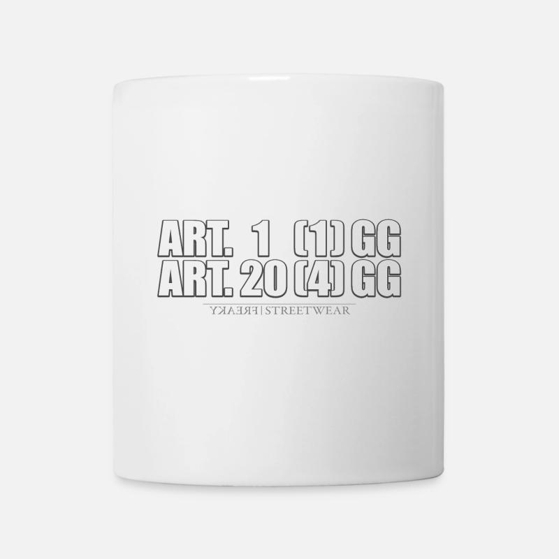 Artikel 1& Artikel 20 - Tasse - Weiß