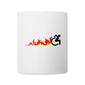 Schneller Rollstuhlfahrer. Schneller Rollstuhlfahrer * - Tasse - Weiß - Vorne