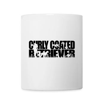 CURLY COATED RETRIEVER Jagdhund Wilsigns Jagdhunde - Tasse - Weiß - Vorne