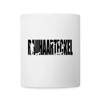 RAUHAARTECKEL Jagdhund Jagdhunde Wilsigns - Tasse - Weiß - Vorne