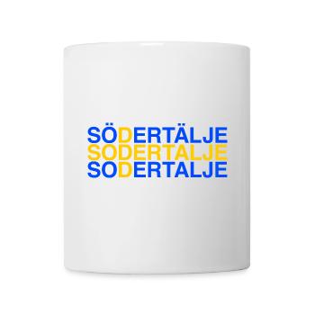SÖDERTÄLJE - Sweden - Swedish flag - Mug - white - Front