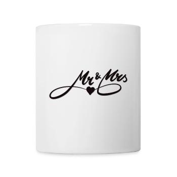 Romantisches Liebesdesign mit Herzmotiv - Tasse - Weiß - Vorne