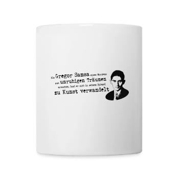 Franz Kafka-Beuys | Verwandlung Gregor Samsa Kunst - Tasse - Weiß - Vorne