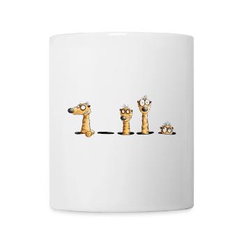 Drôle de suricates I Wildlife Fun - Mug blanc - blanc - Devant