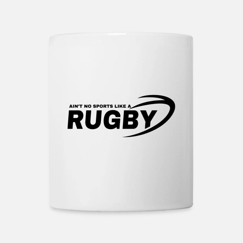 | DE RUGBY PAS DE SPORT COMME LE RUGBY - Mug blanc - blanc