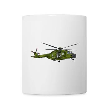 Hubschrauber - Tasse - Weiß - Vorne