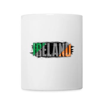 Ireland Flag Striped Wordmark - Mug - white - Front
