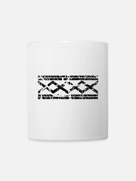 West Midlands - Ornament - Tasse - Weiß